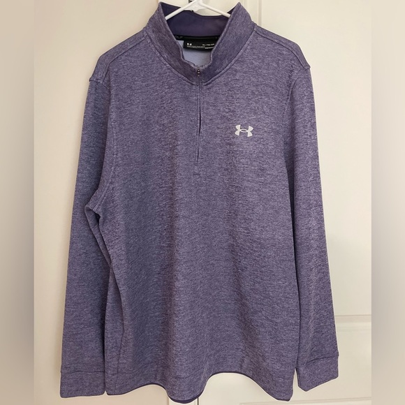 Under Armour Other - Under Armour Purple Quarter-Zip Pullover Golf Loose ColdGear Men’s XL